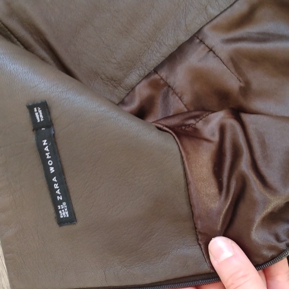 Zara leather skirt - Picture 4 of 5